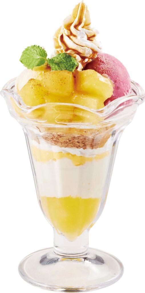 「ごろっとリンゴのパフェ」イメージ