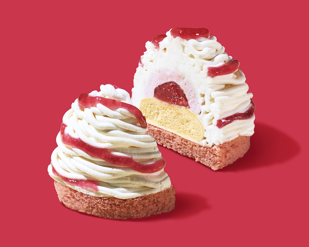 12月30日より発売される「いちごのモンブラン(メレンゲ入り)」税込み325円