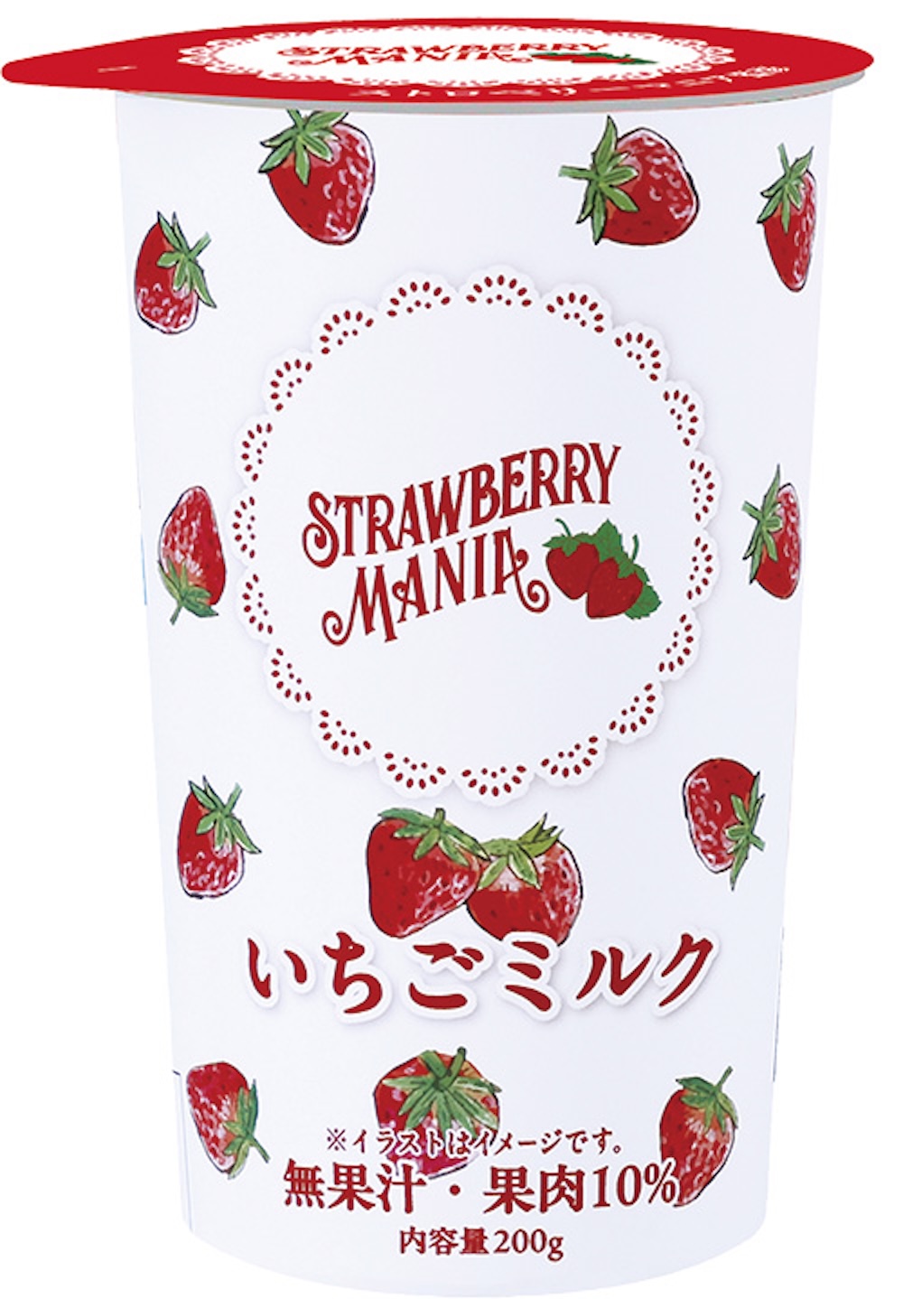 2026年1月6日より発売される「ストロベリーマニア　いちごミルク200g」税込み248円