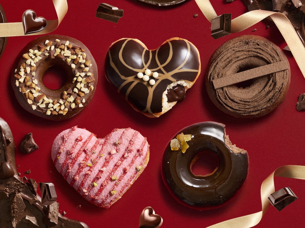 クリスピー・クリーム・ドーナツの2026年バレンタイン向けショコラドーナツのイメージ