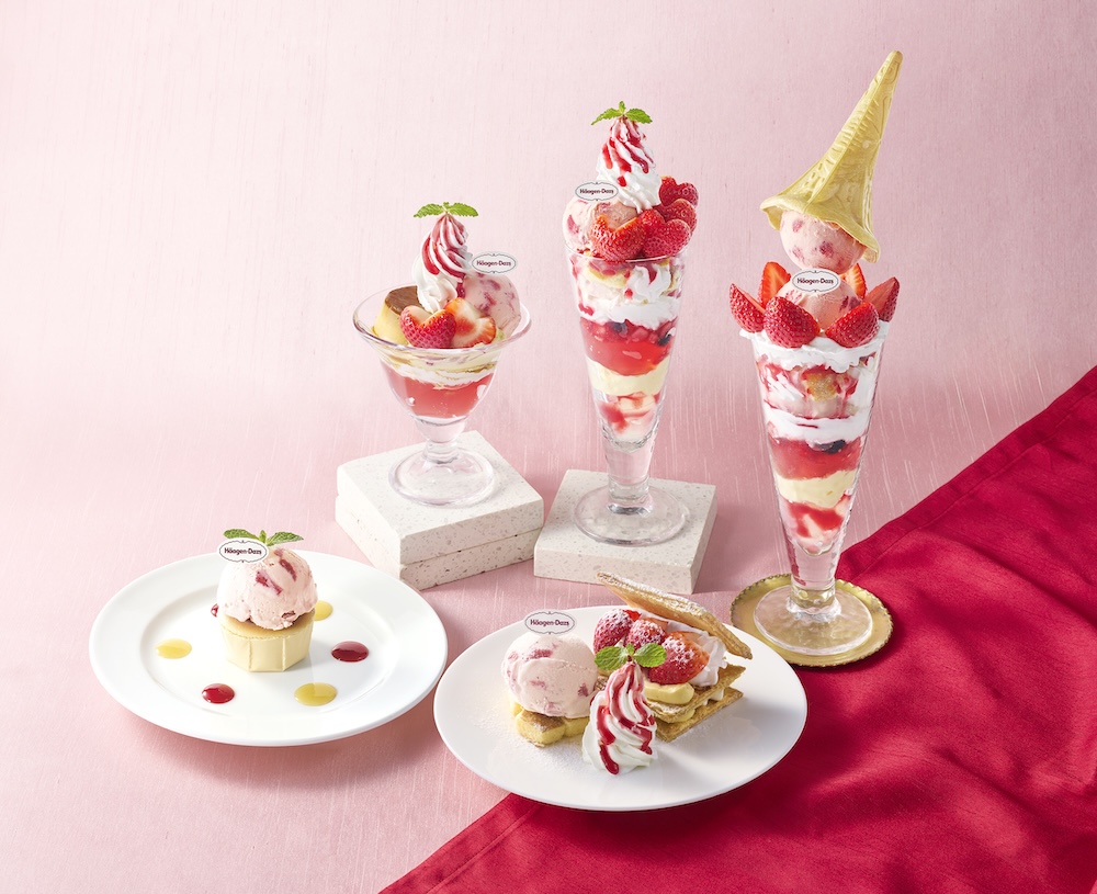 イチゴスイーツ企画「Jonathan’s meets ハーゲンダッツ」イメージ