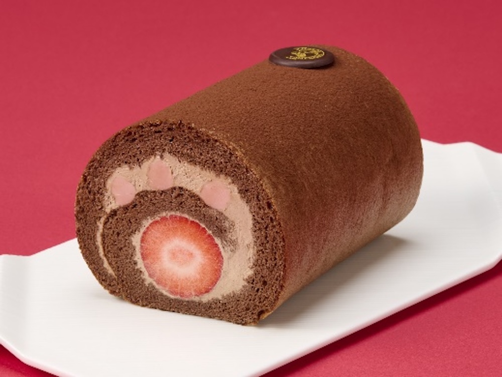 「苺とチョコレートのロールケーキ」イメージ
