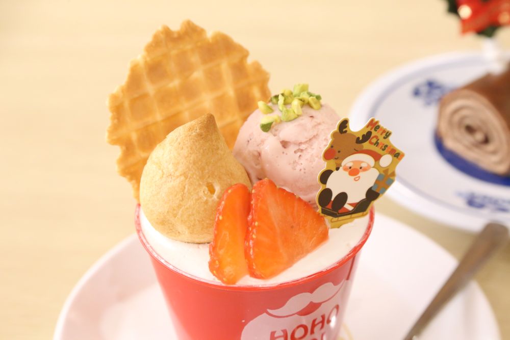 「いちごのショートケーキパフェ」税込み530円