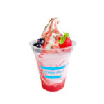 「SKYTREE CAFE 350」の「いちごミルクフロート」