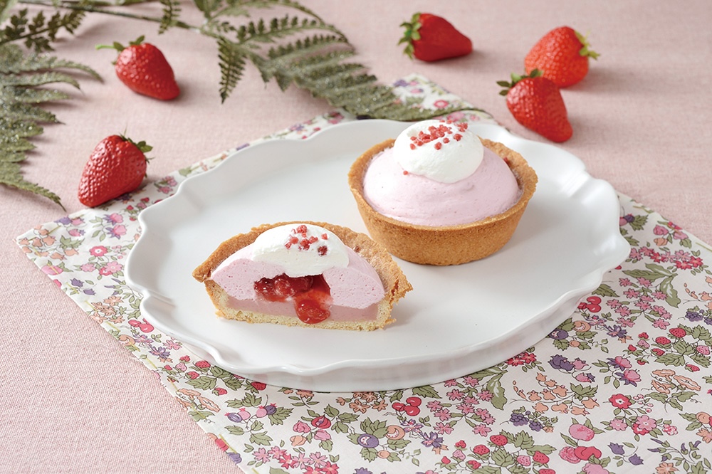 12月30日に発売される「Uchi Café　いちごミルクのタルト」税込み292円