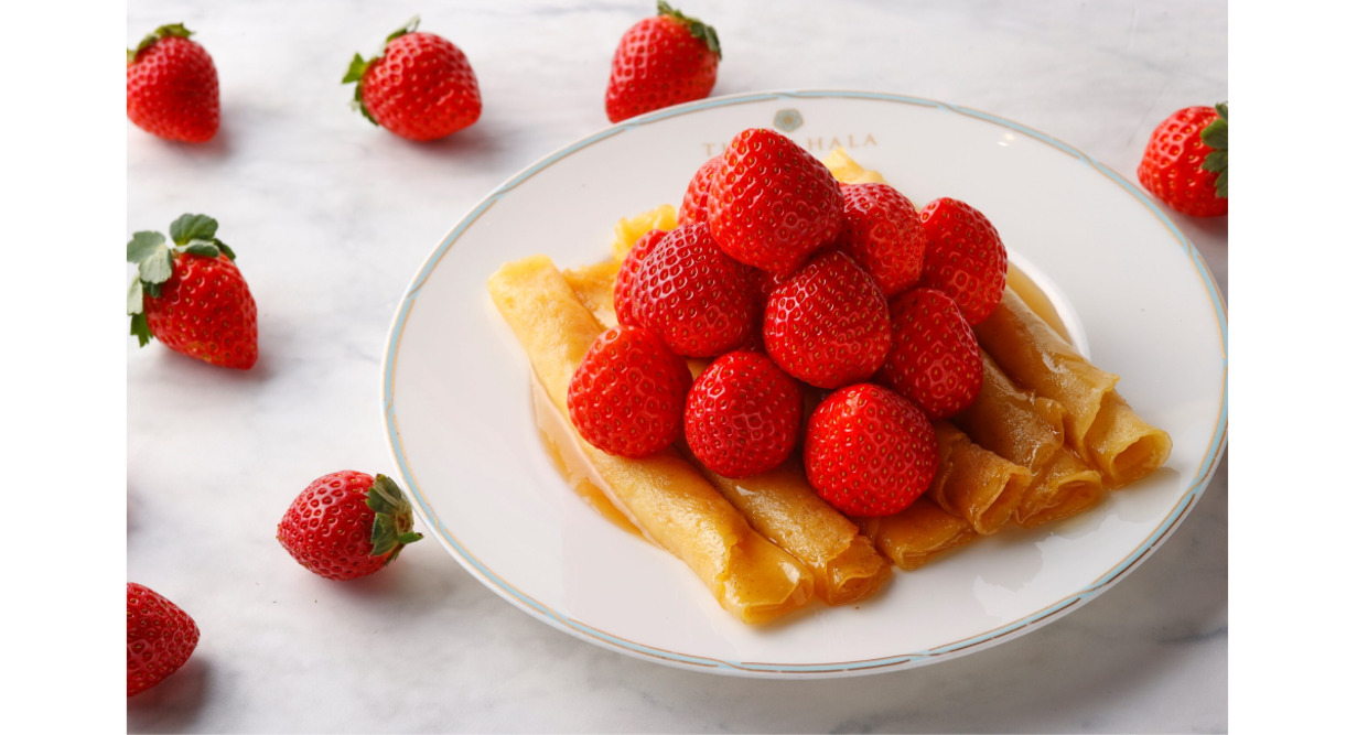 <ストロベリー・オン・ザ・シンパンケーキ>期間限定いちごの絶品スイーツ 1/5(月)よりスタート