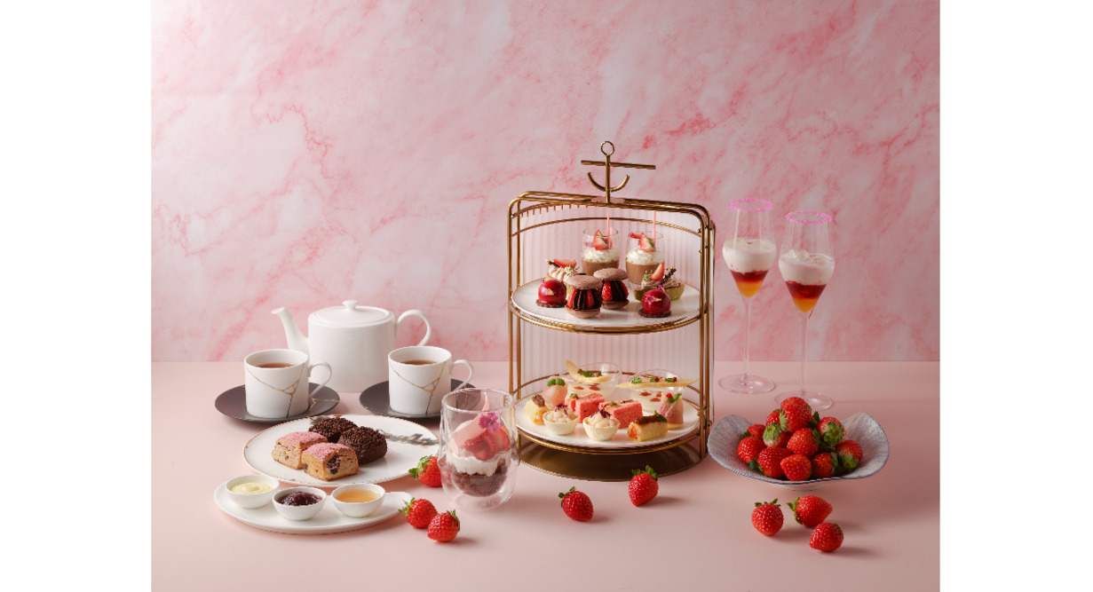 いちごとチョコがとろけ合う。恋するいちごアフタヌーンティー with リンツチョコレート 12/26(金)より