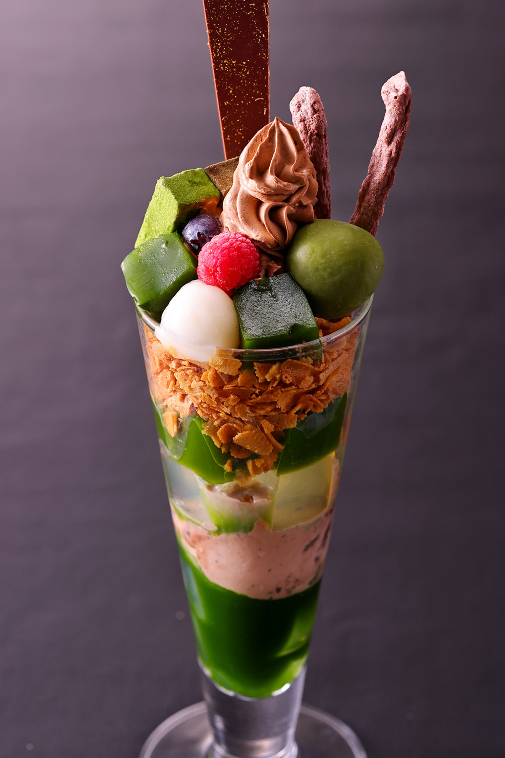 宇治の伊藤久右衛門が冬の季節限定「抹茶チョコレートパフェ」を提供開始