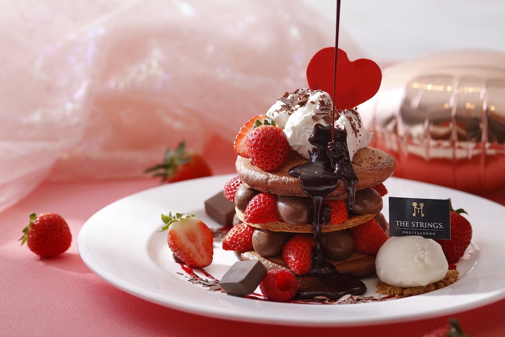 「メルティーラブ ストロベリー&ショコラパンケーキ」イメージ