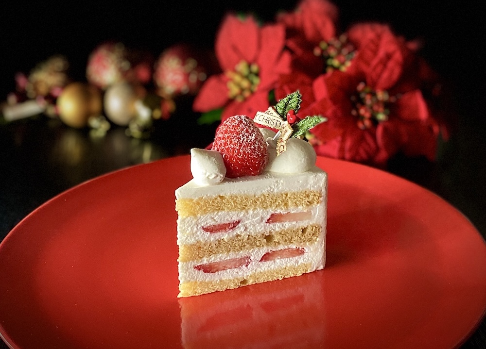 クリスマス向けカットケーキのイメージ