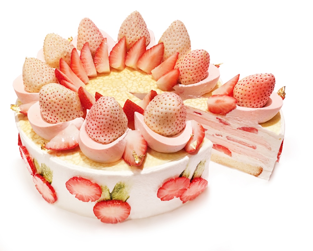 「紅白いちごのミルクレープ」イメージ