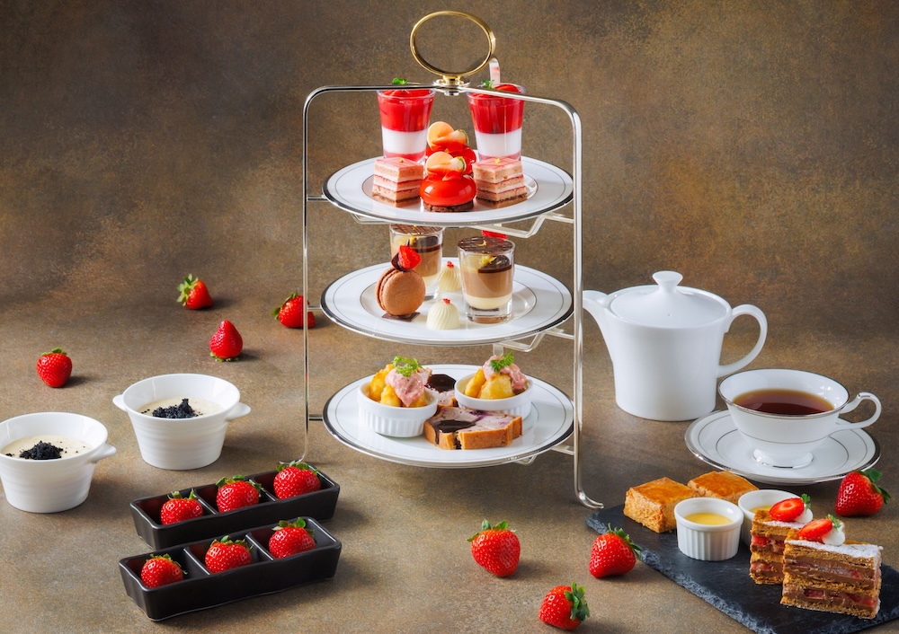 「苺とチョコレートのアフタヌーンティー」イメージ