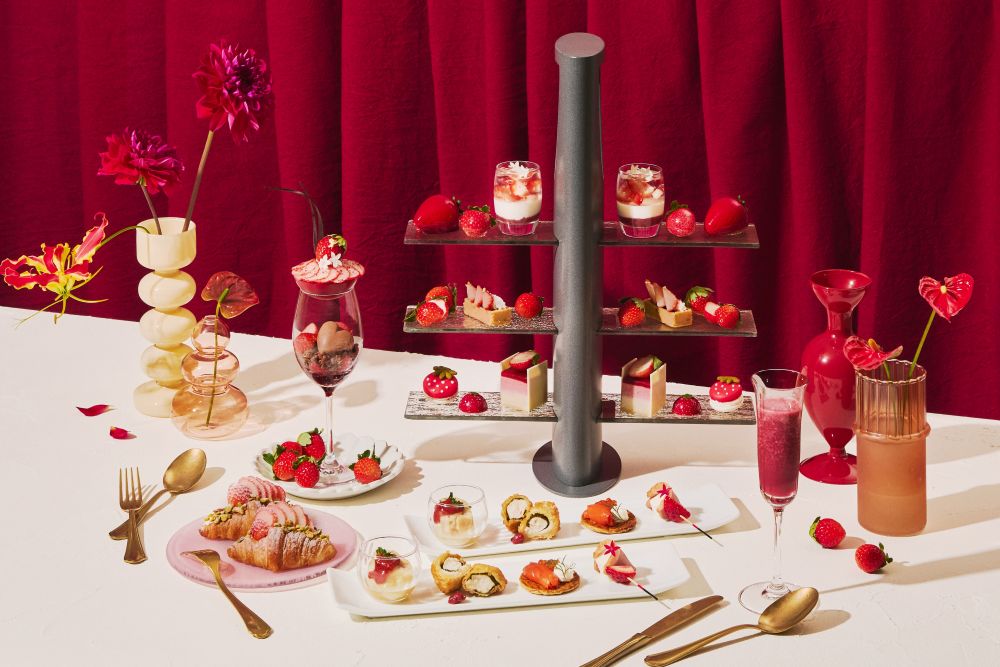 「ストロベリー・パルフェ・アフタヌーンティー」イメージ
