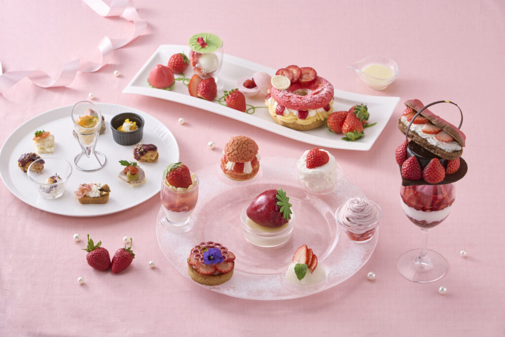 リーガロイヤルホテル京都の冬季限定イチゴメニューのイメージ