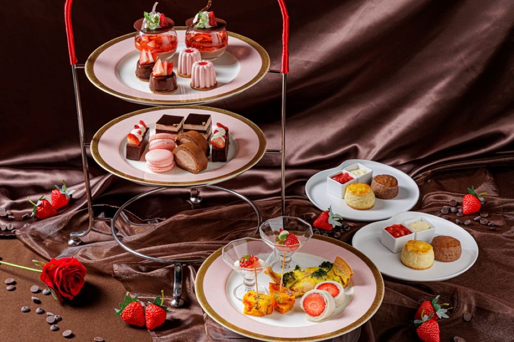 アフタヌーンティー「ストロベリー&ショコラ」イメージ