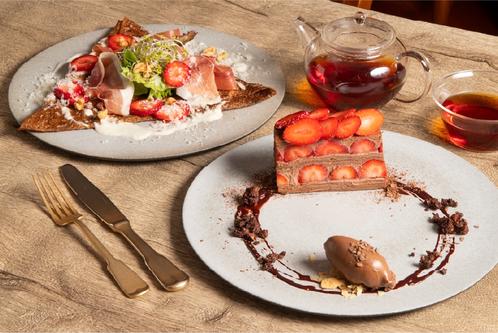 「CREPE & GALETTE TOOTH TOOTH」2026 年バレンタイン向けメニューイメージ