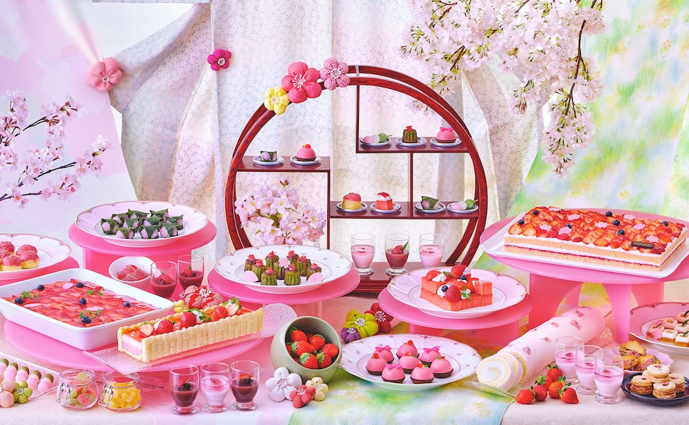 スイーツビュッフェ「いちごとさくら」イメージ