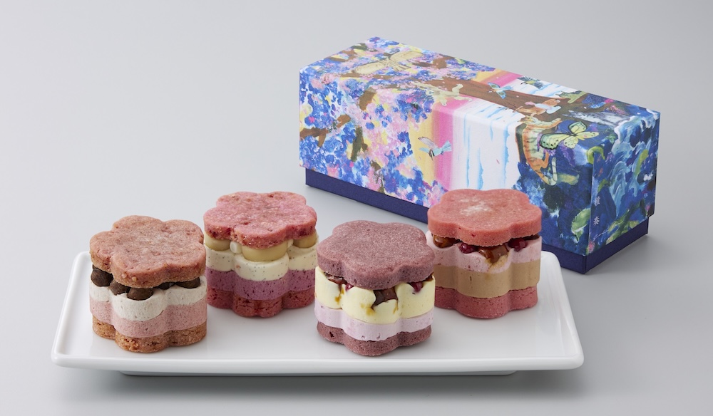 「積奏バターサンド」の近鉄本店限定「結音セットバターサンド」1箱4個入り・2,781円