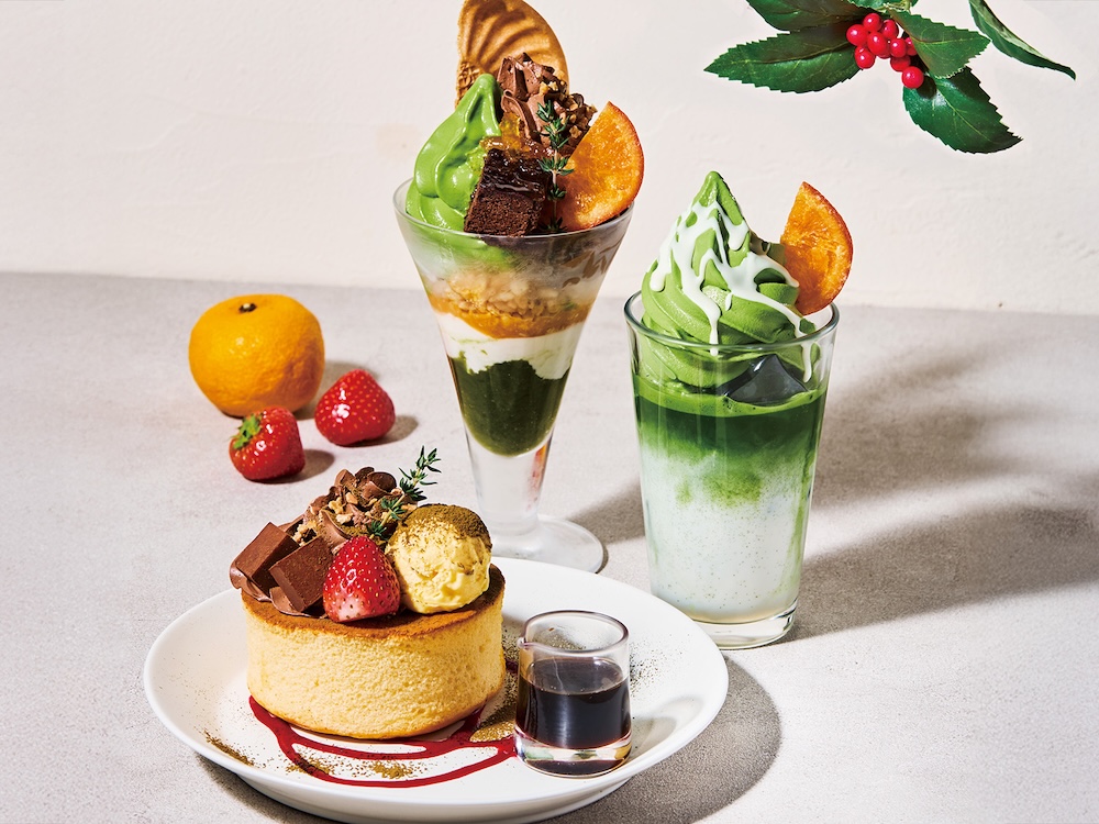 伊右衛門カフェの冬季限定スイーツイメージ