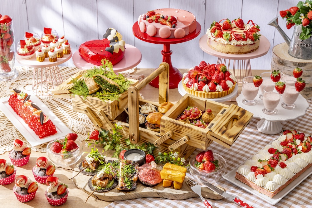 「ミートアフタヌーンティーwithストロベリースイーツビュッフェ」イメージ