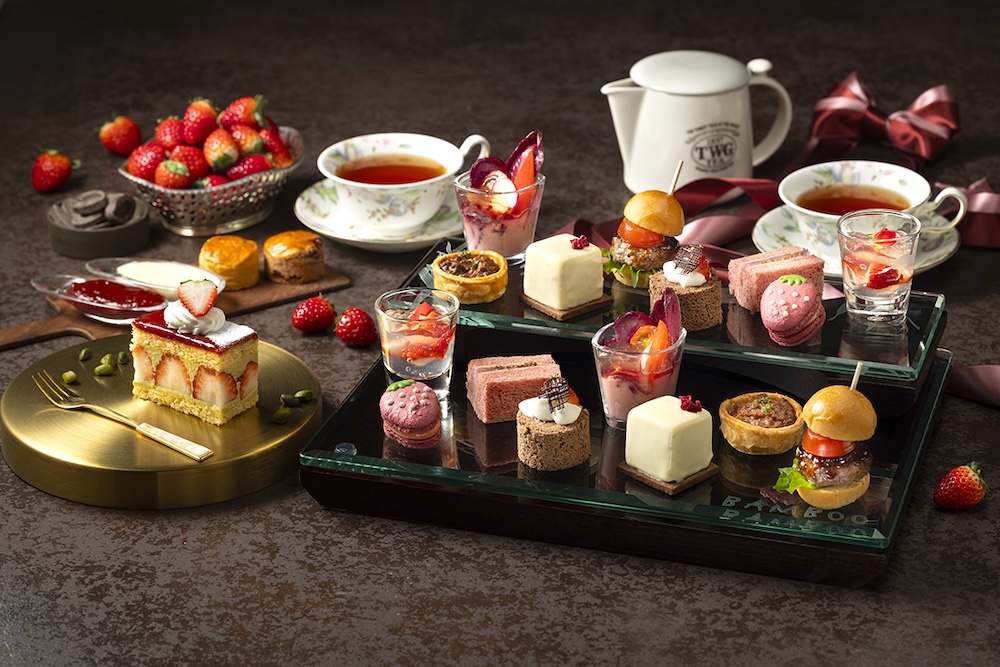 「苺とショコラのアフタヌーンティー」イメージ