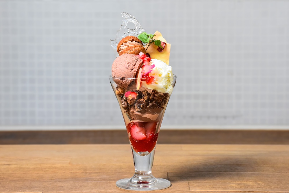 「Bean to Bar チョコレートパフェ -CACAO JOURNEY-」冬Ver.のイメージ