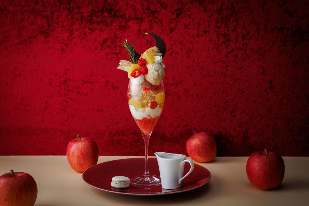 「りんごが主役の冬パフェ」イメージ