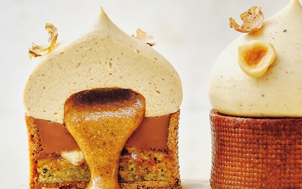 スイーツレシピ本「食感で組み立てる 新しいフランス菓子」イメージ