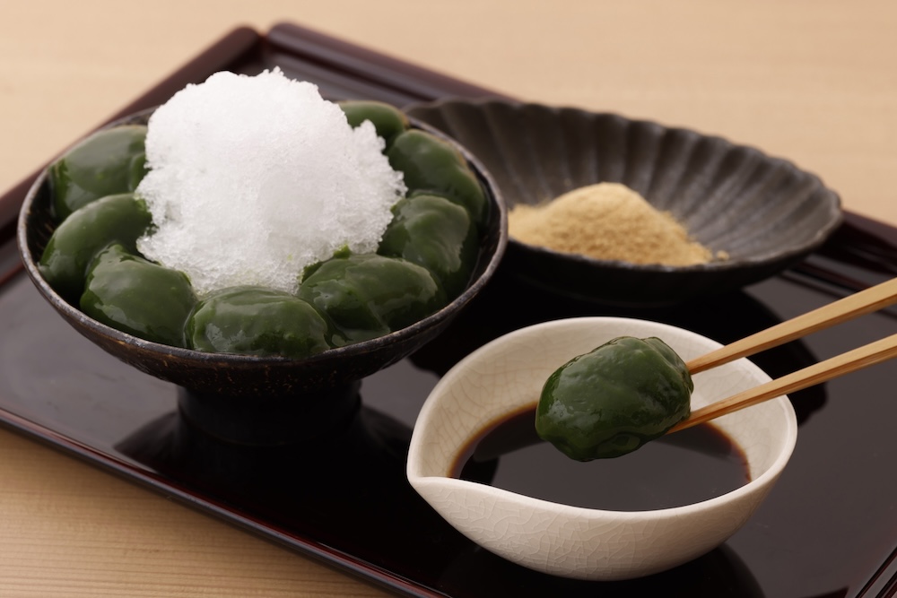「抹茶わらびもち」単品・税込み1,650円〜