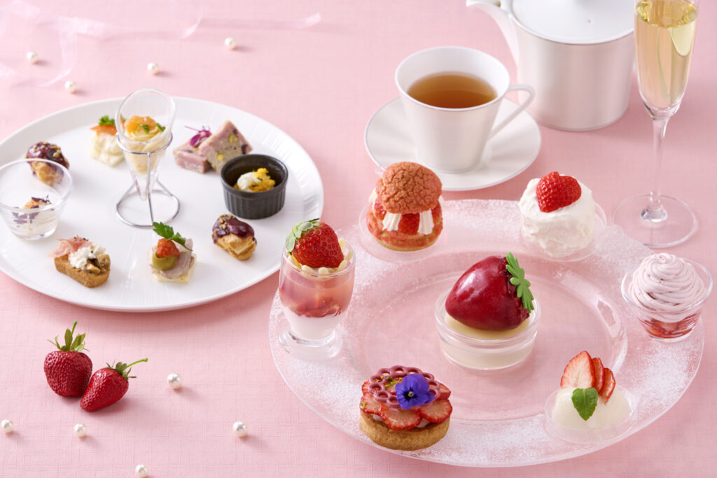 「苺アフタヌーンティーセット」イメージ