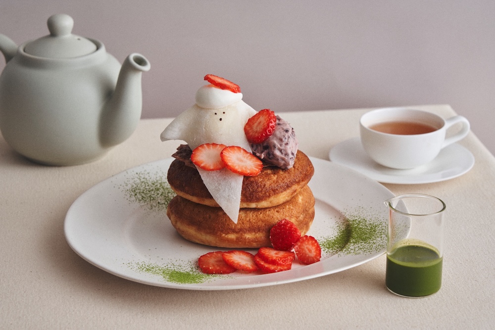 「いちごとあん生クリームのニューイヤーパンケーキ」イメージ