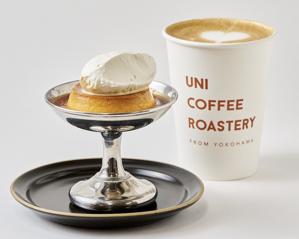 「＜Aセット＞カフェラテ（HOT/ICED）＋ かためのプリン」税込み1,100円