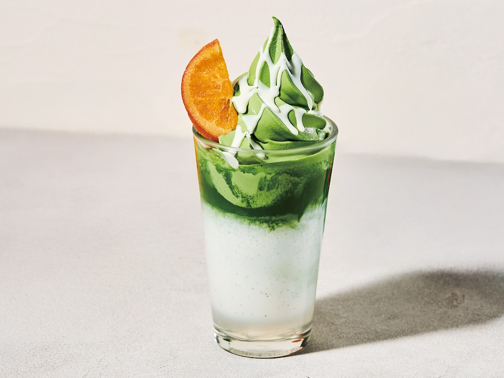 「ホワイトショコラ＆抹茶ラテフロート」イメージ