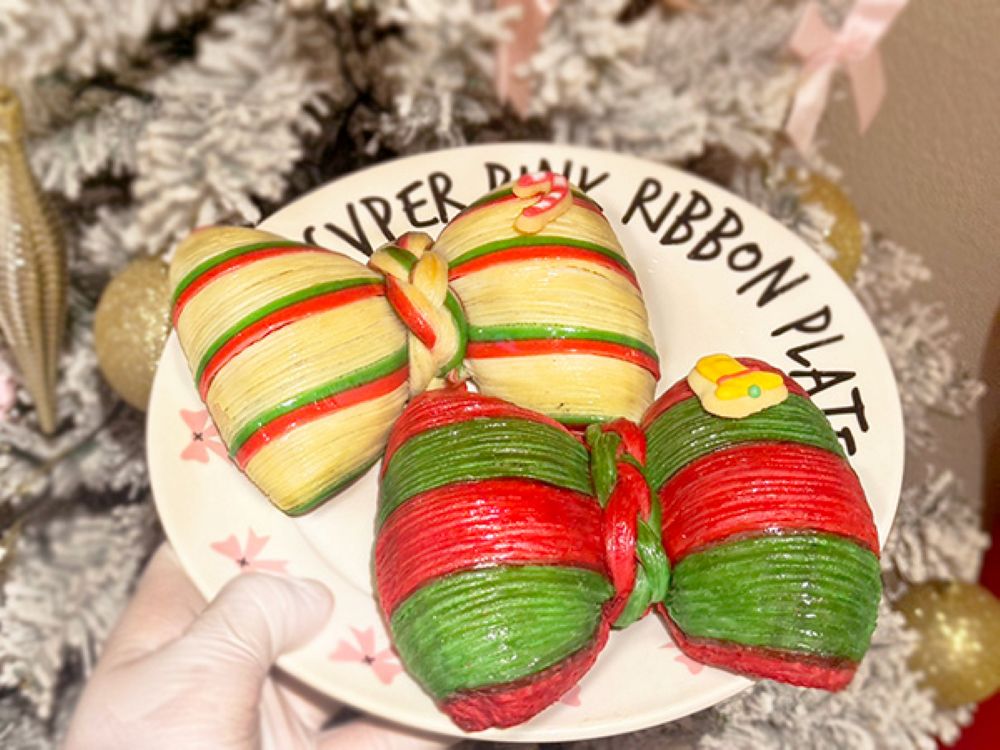 「クリスマス限定リボンクロワッサン」イメージ