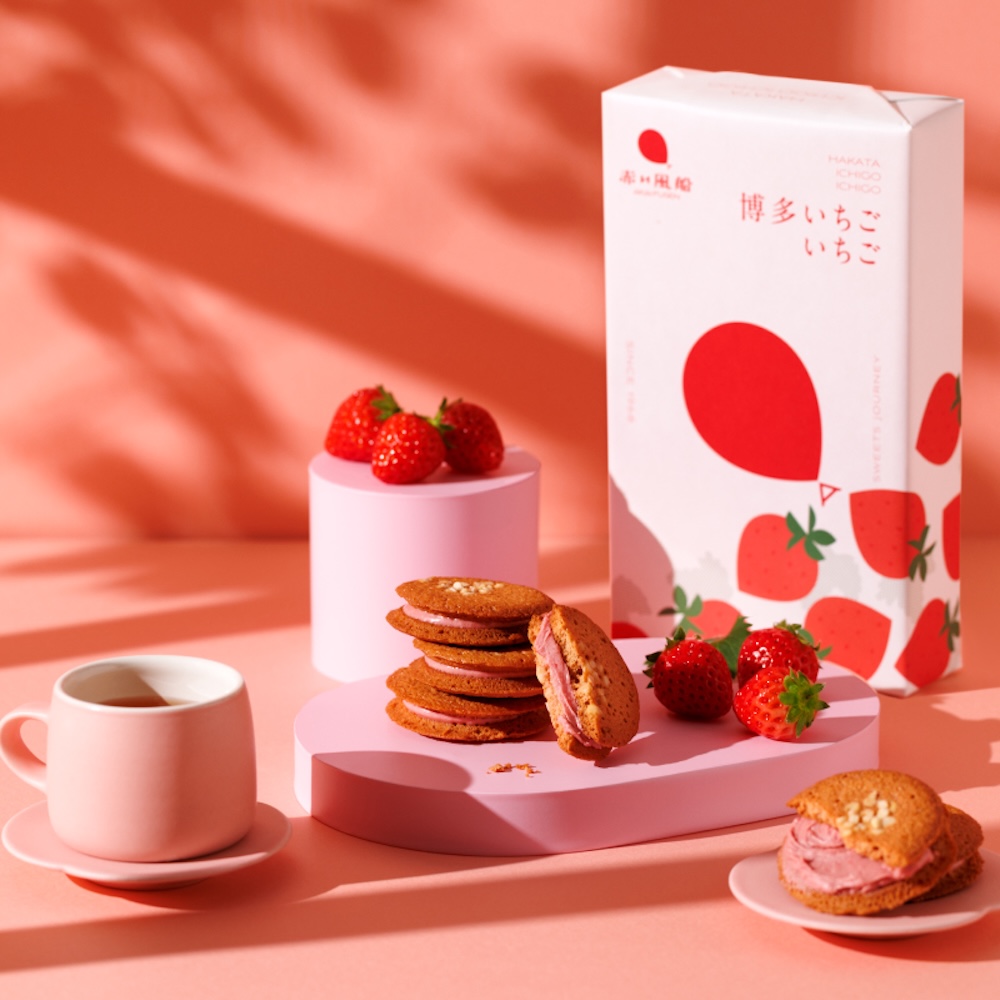 福岡限定「博多いちごいちご」5個入り・税込み1,188円〜