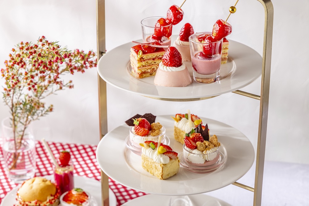 「ストロベリーピュアルージュ アフタヌーンティー」イメージ