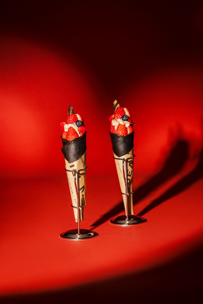 「いちごバレンタインアフタヌーンティー～Rouge et Noir～」イメージ