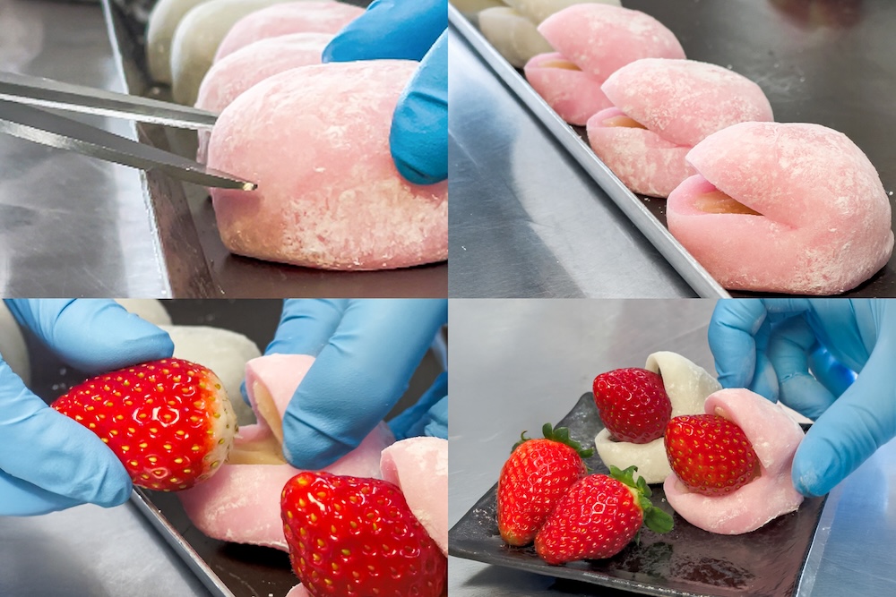 「紅白苺大福」イメージ