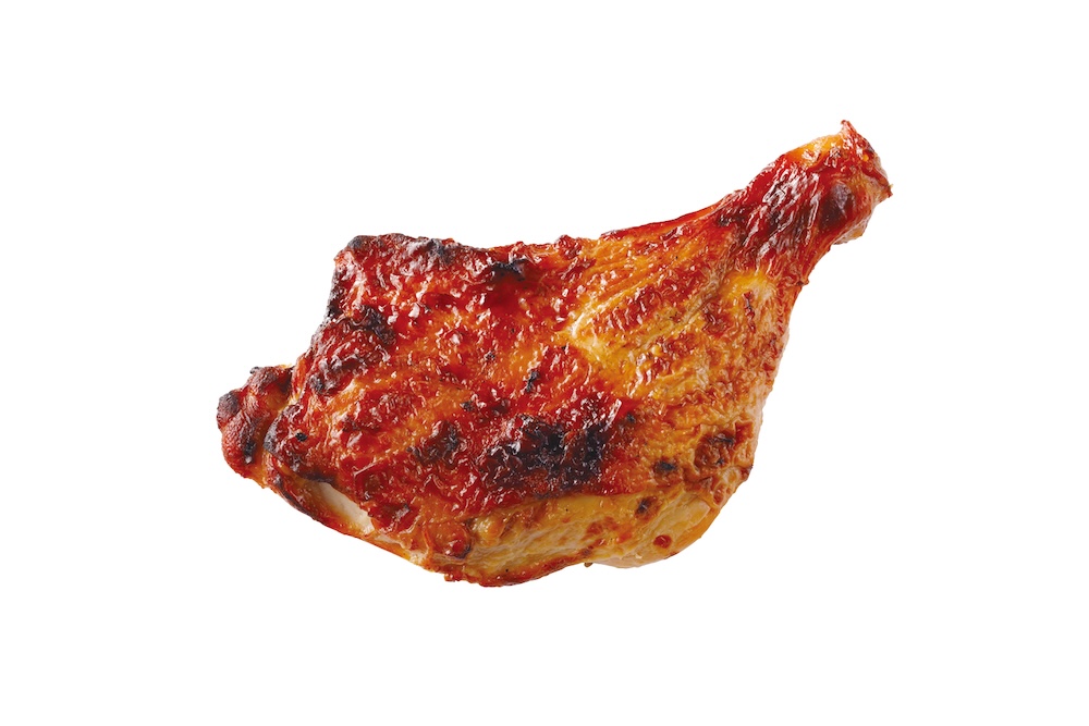 「炭火焼きローストチキンレッグ」税込み600円