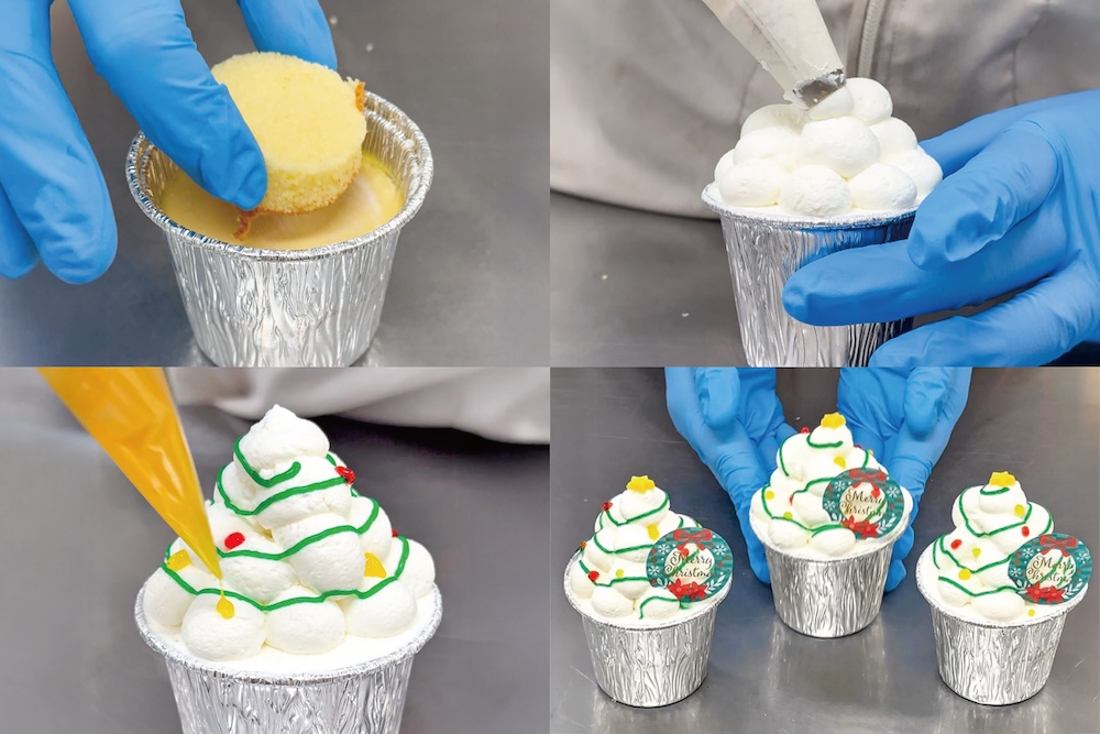 「ふわふわツリーの絹ごしプリン」400円