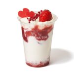 「ナナティーアンドツツミ」の「ハートのいちごミルク」税込み750円