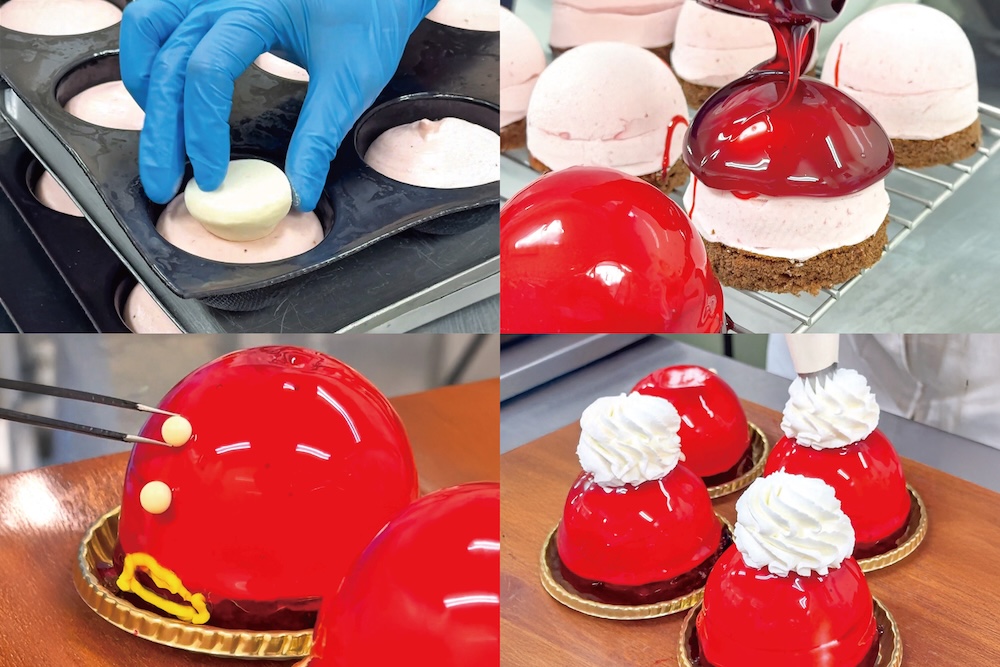 「サンタの苺ムース」600円