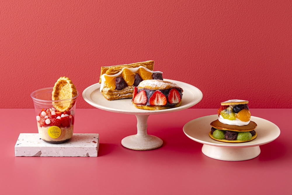 「懐かしさと新しさのマリアージュ　あんことフルーツ。」フェアのイメージ