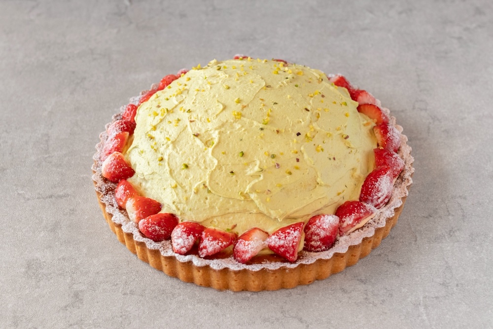 「いちごとピスタチオのムースタルト」イメージ