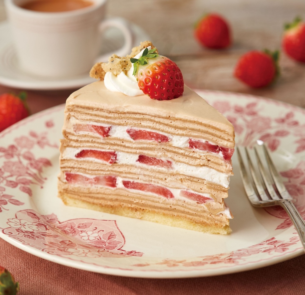 「ストロベリーミルクティーのミルクレープ」イメージ