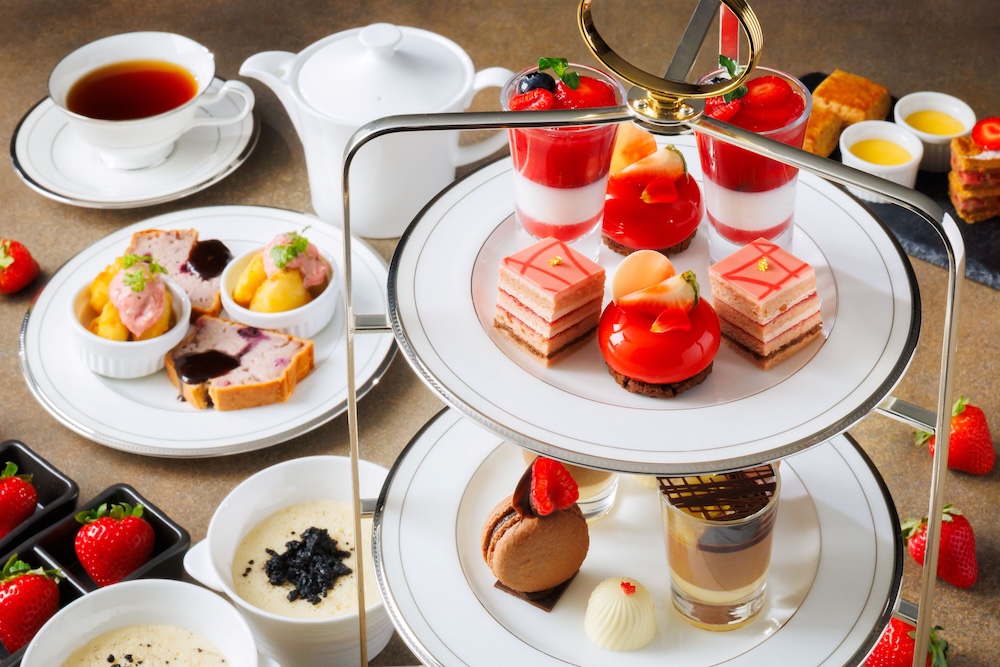 「苺とチョコレートのアフタヌーンティー」イメージ
