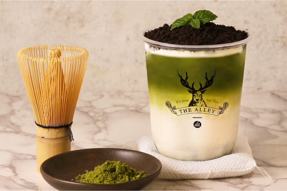 「盆栽抹茶ラテ」イメージ