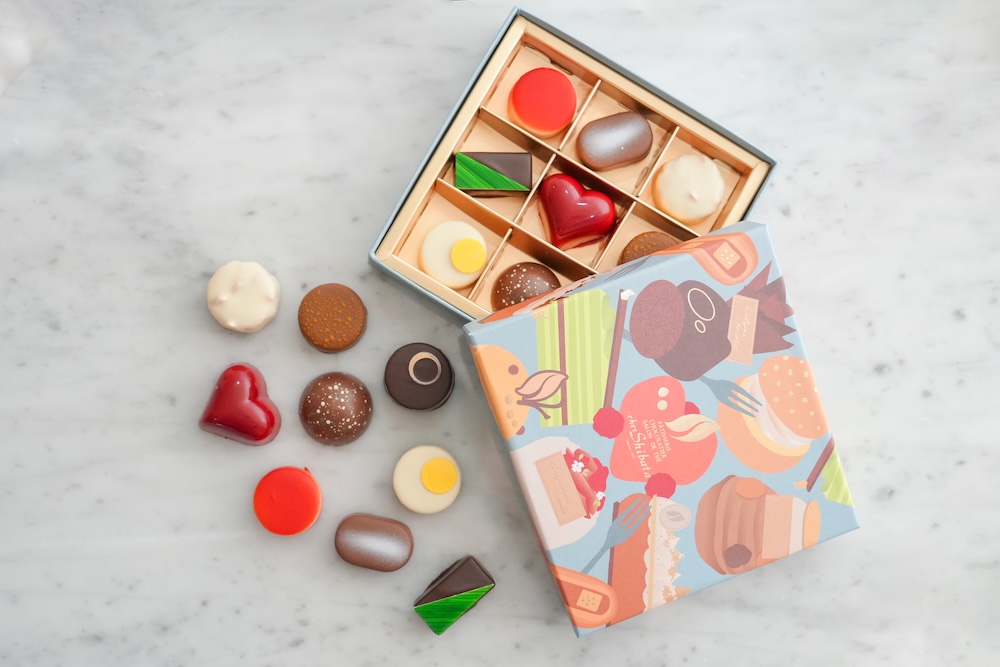 初登場「シェ・シバタ」の「ペストリーショコラ」9個入り・税込み4,212円