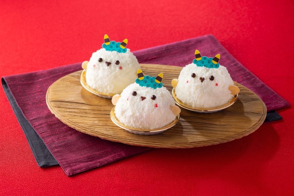 「節分 シマエナガのケーキ」イメージ