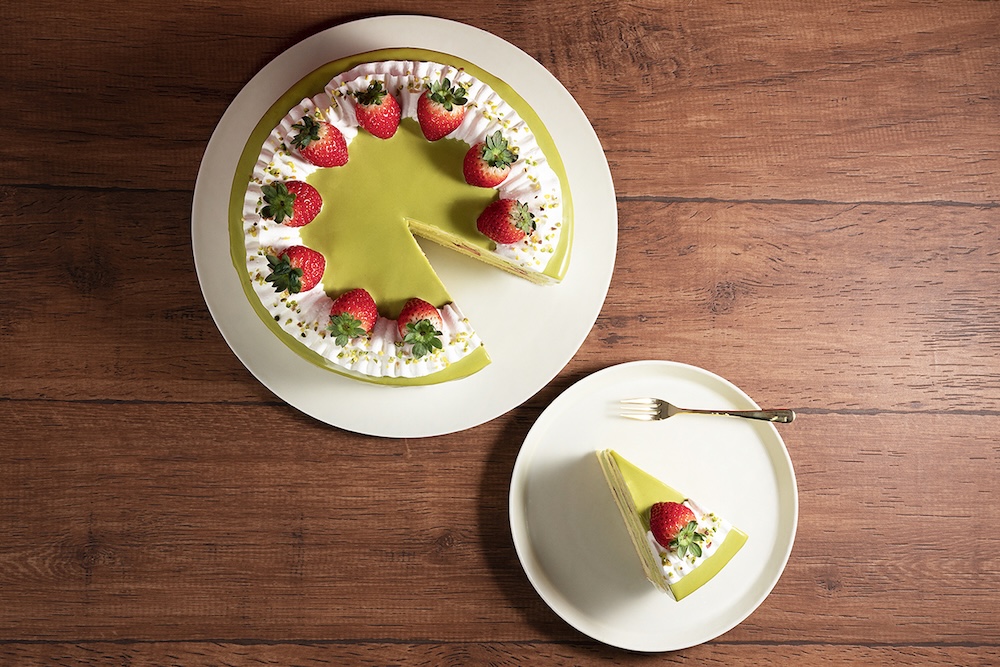 「ピスタチオと苺のショートケーキ」イメージ